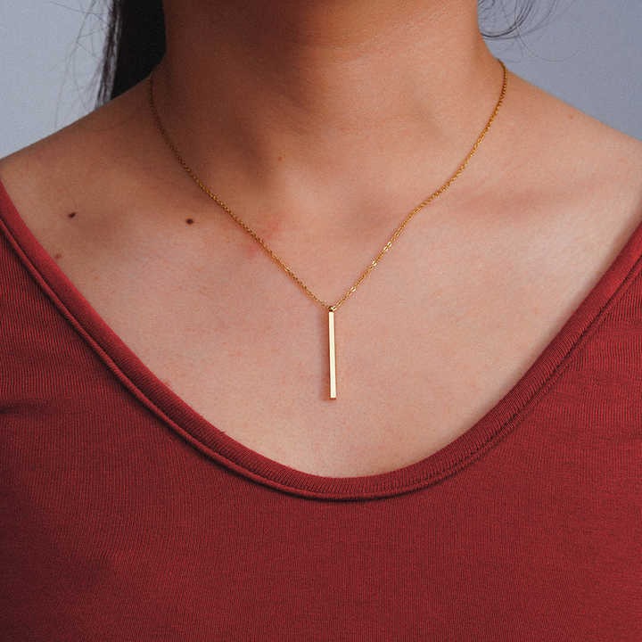 Shop stylish geometric pendant sweater chain necklaces for women — fashionable, elegant, and perfect for sweaters, dresses, and everyday wear.