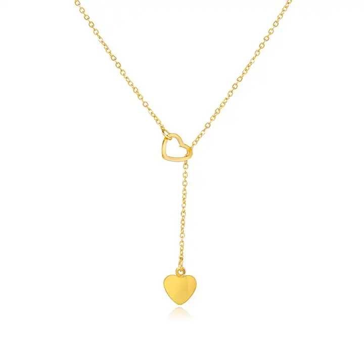 Adorn your look with a peach heart love pendant necklace — fashionable, lightweight, and perfect for daily wear, gifting, and special occasions.
