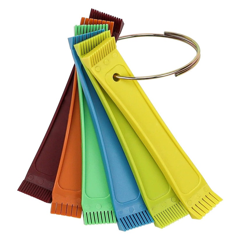 Air Conditioner Fin Comb Set - FCR6 Coil Fin Straightener for Evaporator & Condenser