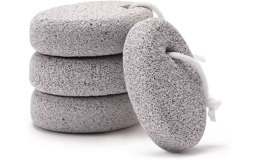 Natural Pumice Stone for Feet & Hands - Callus Remover & Dead Skin Exfoliator (Pack of 1)