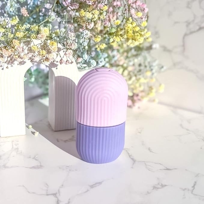 Premium Silicone Ice Roller for Face - Reusable, Leakproof, Unbreakable | Multicolor Ice Therapy