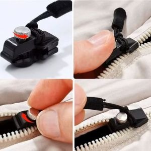 Zipper Repair Kit - Instant Sliders, Nylon Pull Tabs & Metal Pulls | Universal Replacement for Bags & Clothes (Pack of 5)
