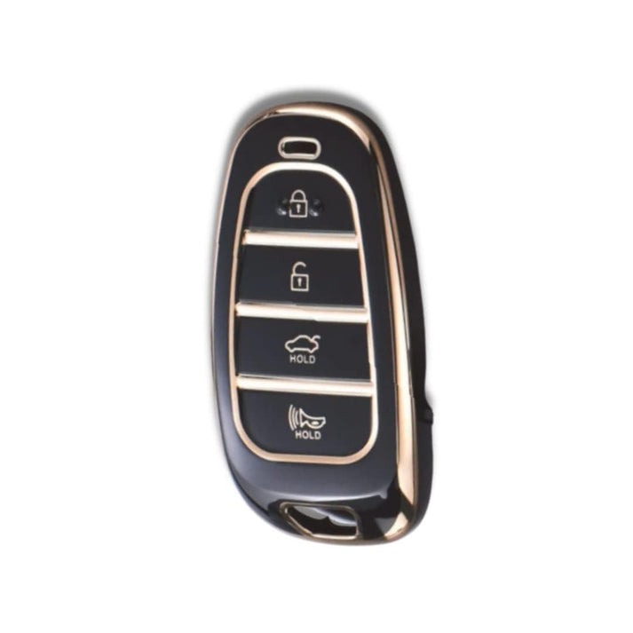 Hyundai Tucson TPU Smart Key Cover – 4-Button Remote Shell, Premium Glossy Finish