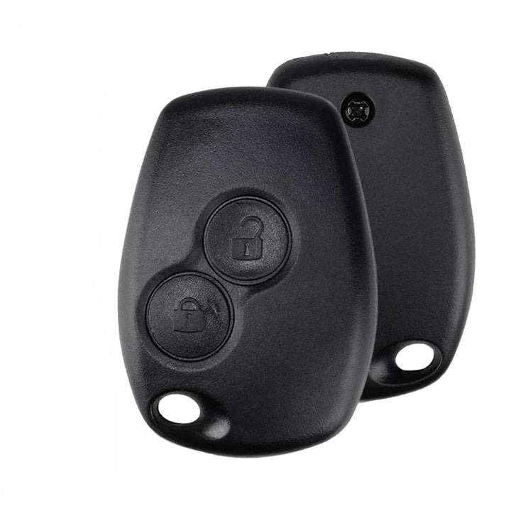 2-Button Renault Key Shell Case – Fits Logan, Duster, Verito, Lodgy, Kwid | Replacement Fob Housing