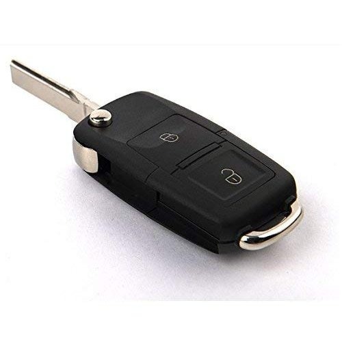 2-Button Remote Car Key Shell Case for Skoda Octavia/Fabia (Up to 2009) – Replacement Car Key Housing, Durable Protection – Pack of 1