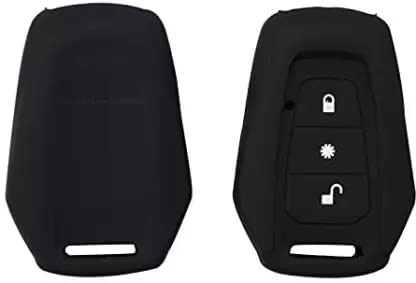 TPU Smart Key Cover for Mahindra KUV100 – Stylish 2/3 Button Car Remote Case, Durable & Protective Key Shell (Black, Pack of 1)