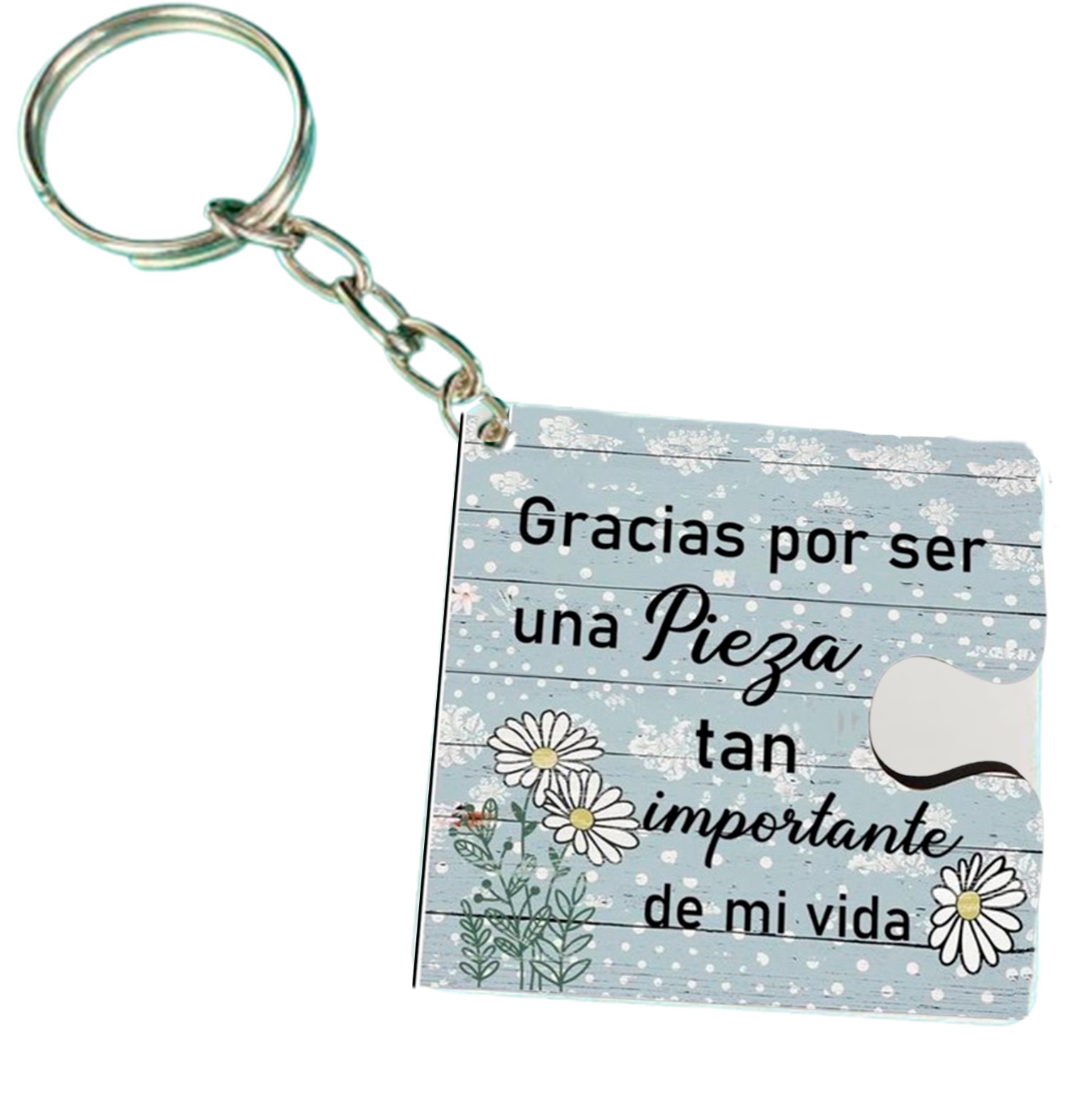 Llavero de agradecimiento