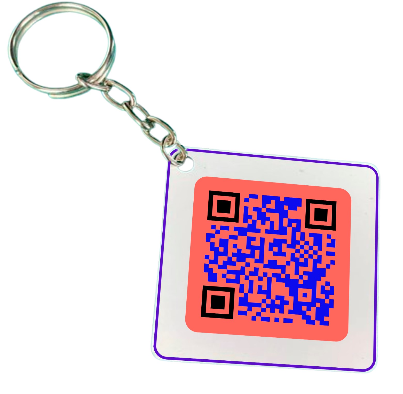 Llavero con código QR