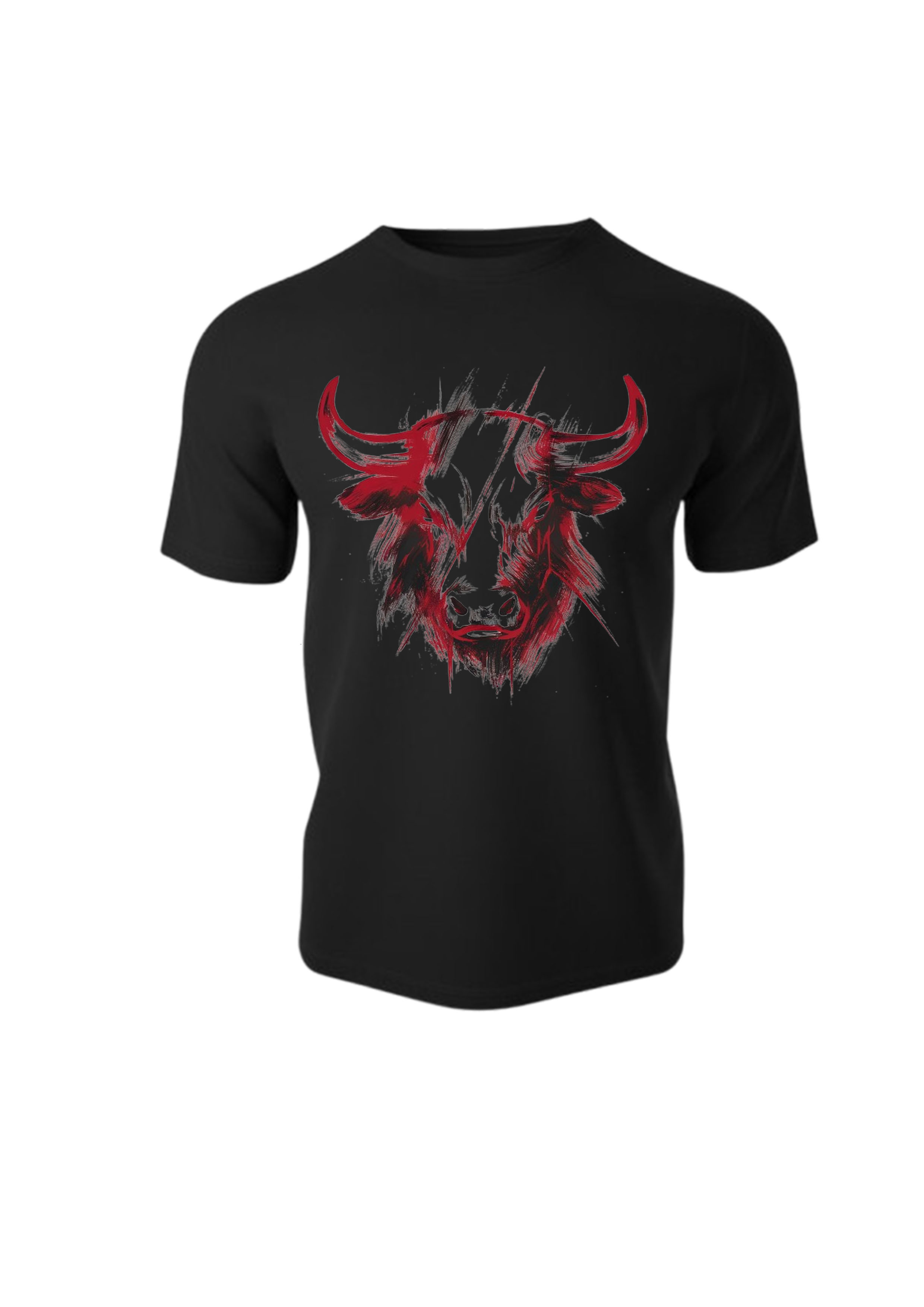 Camiseta con diseño de toro