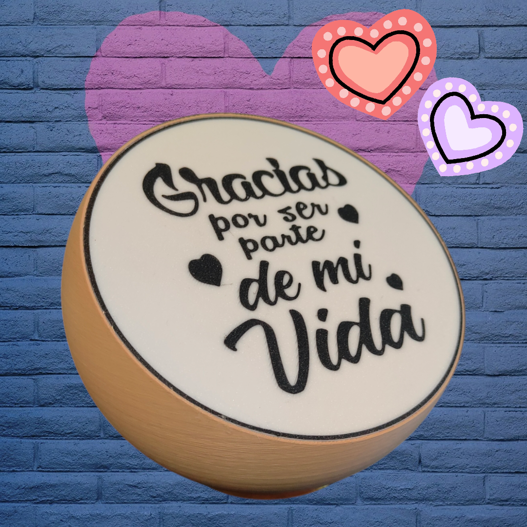 Lámpara Decorativa con frase