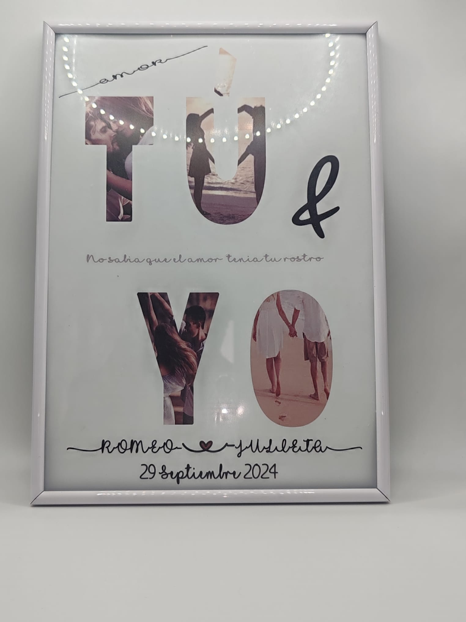 Cuadro fotográfico TU Y YO