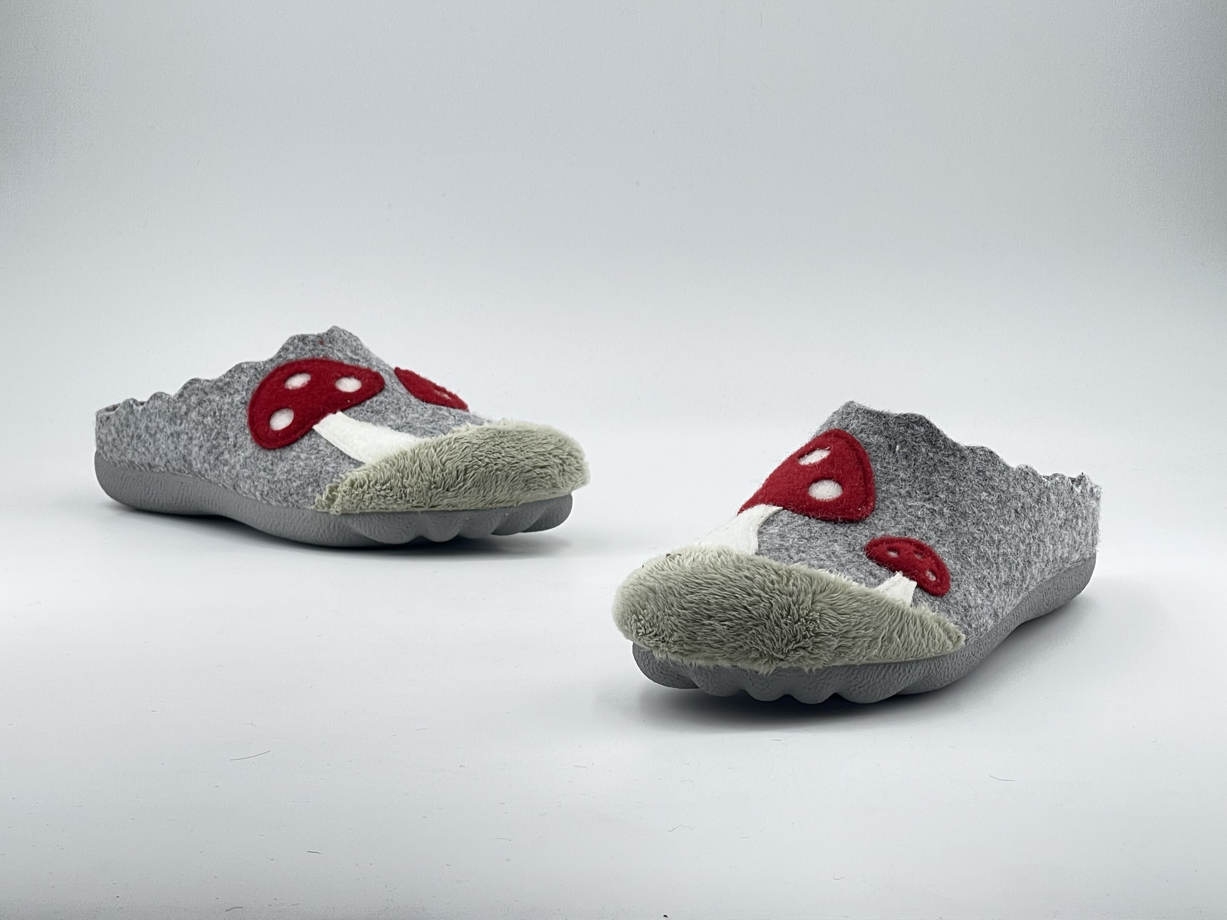 Mushrooms - Felt Slippers