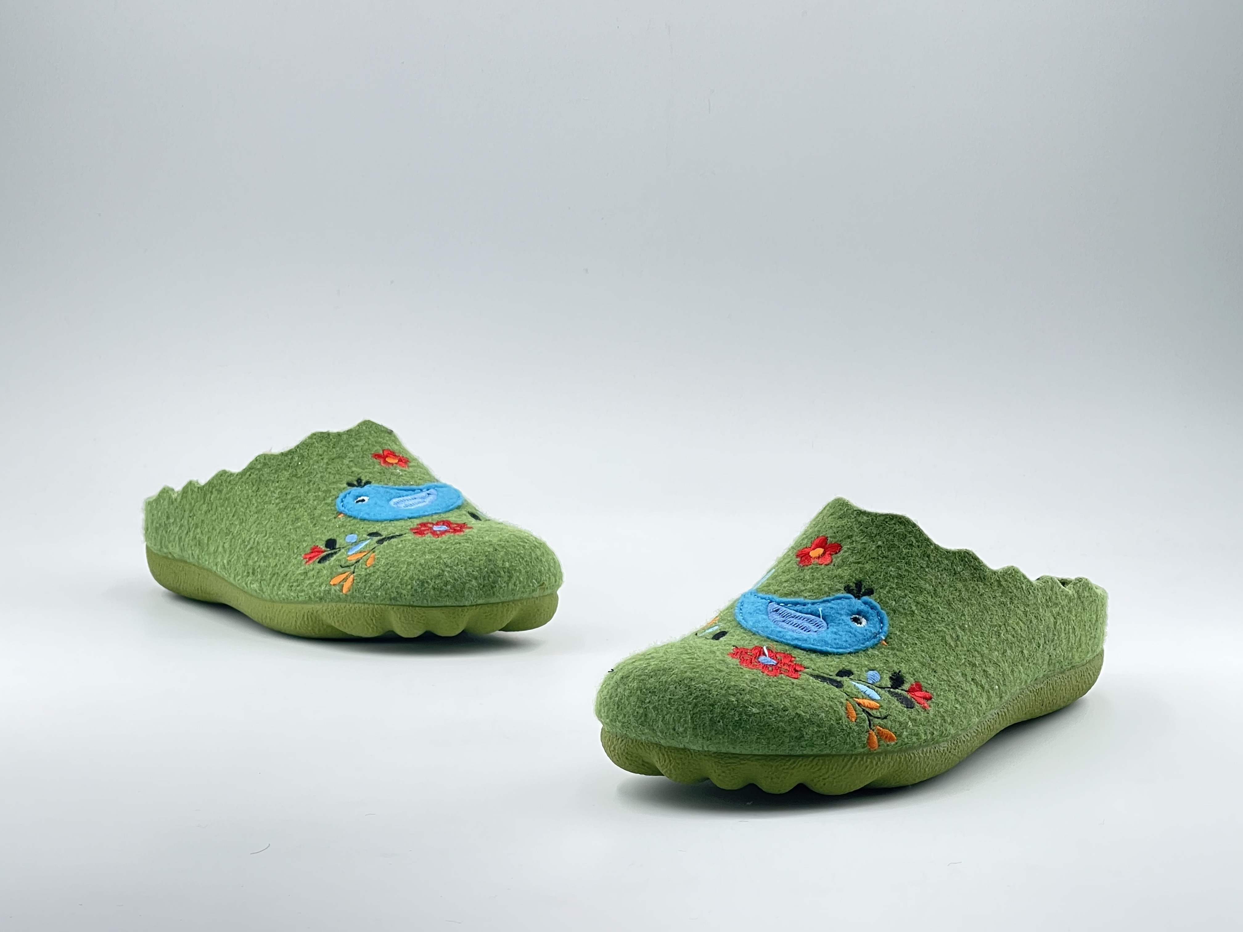 Birds - Felt Slippers
