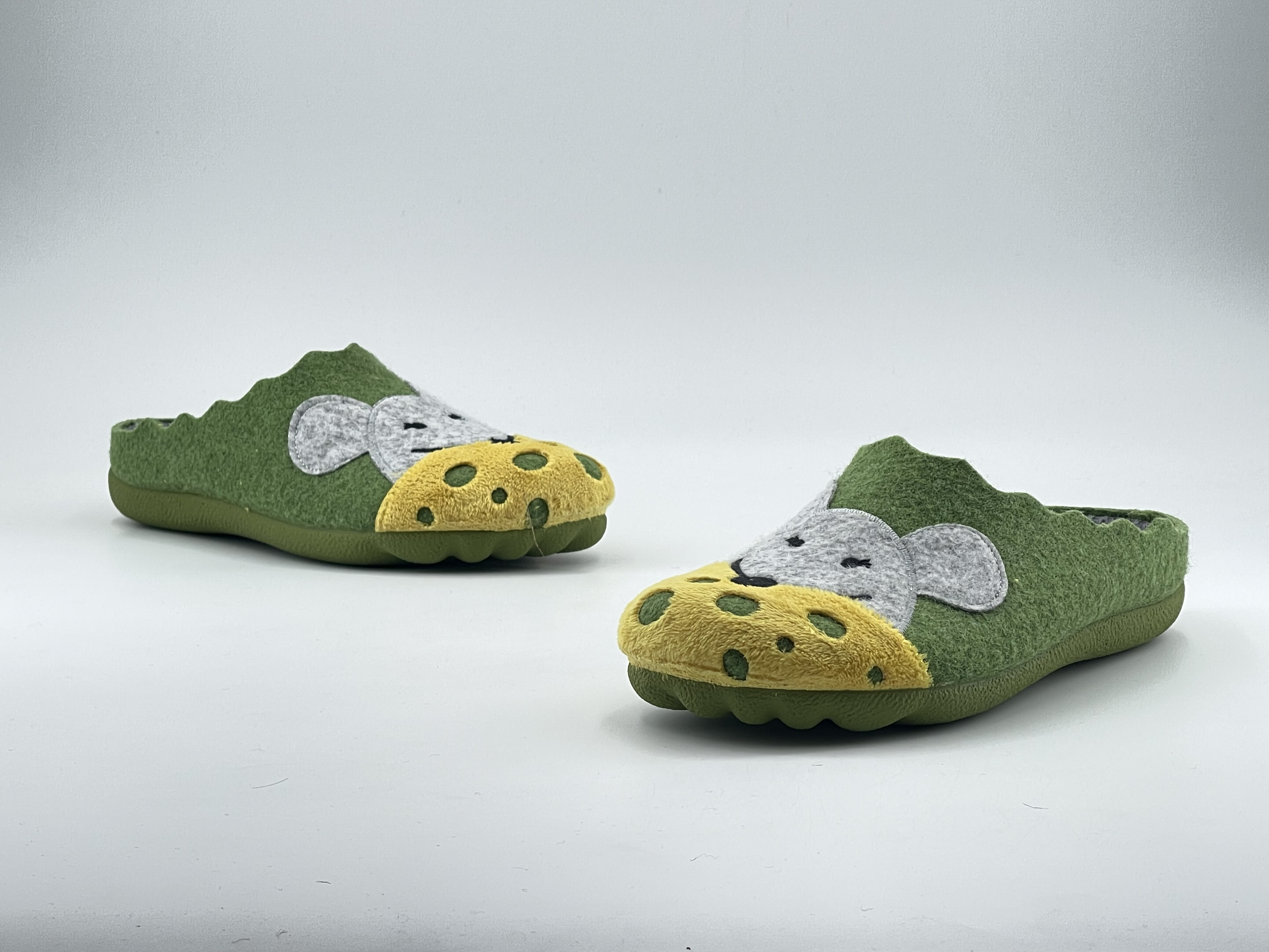 Cheese - Felt Slippers