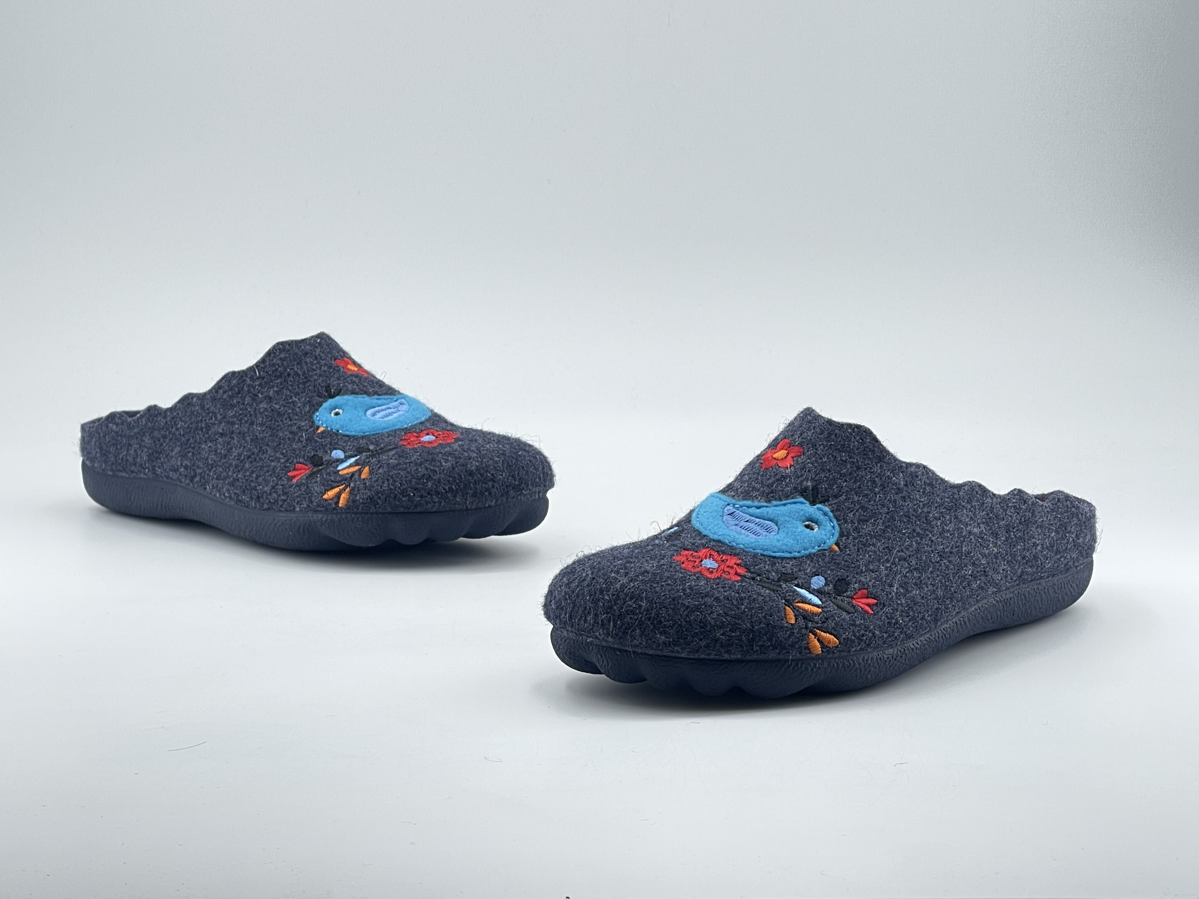Birds - Felt Slippers