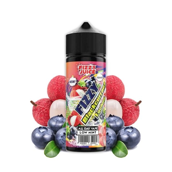 Blackurrant Lychee  - Fizzy   Un mix de cassis et le Litchi pour un résultat fruité et original.