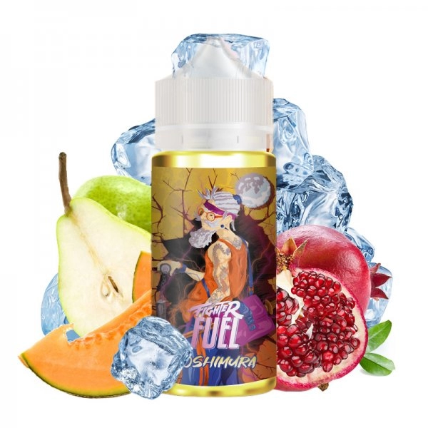 Toshimura - Fighter Fuel by Maison Fuel   Un mélange surprenant où la poire vient se marier habilement avec le melon ! La grenade viendra ensuite asséner un coup de grâce aromatique !