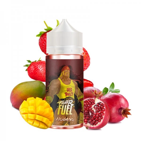 Hogano Fighter Fuel by Maison Fuel   Mangue, grenade et fraise, une recette très ... Percutante !