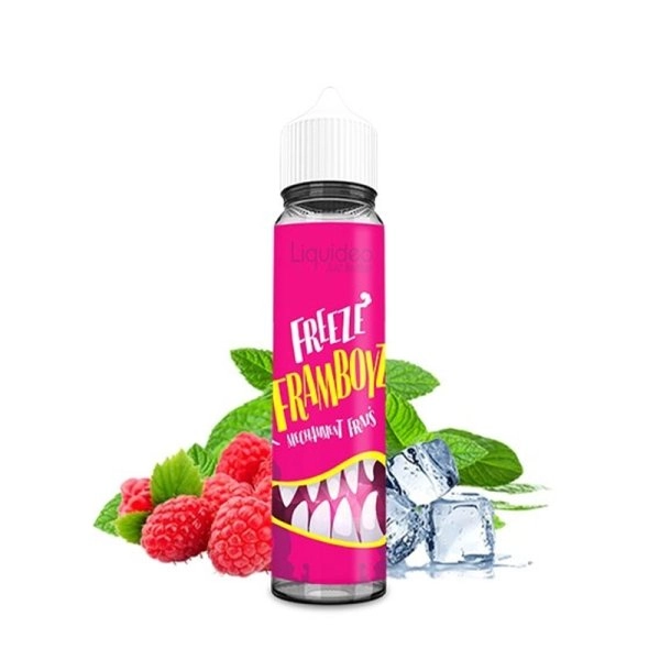 Freeze Framboyz 0mg 50ml - Liquideo Freeze   Une délicieuse framboise bien juteuse, le tout bien frais.