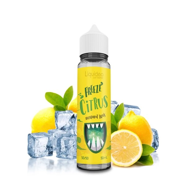 Freeze Citrus 0mg 50ml - Liquideo Freeze   Une saveur de citron acidulé qui vous ravira les papilles !