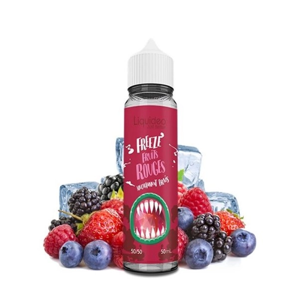 Freeze Fruits Rouges 0mg 50ml - Liquideo Freeze   Retrouvez le goût inimitable des multiples fruits rouges sucrés bien juteux! 