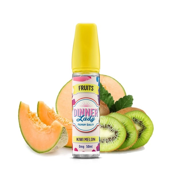 Kiwi Melon 0mg 50ml - Fruits by Dinner Lady   Un délicieux mélange de melon et de kiwi.