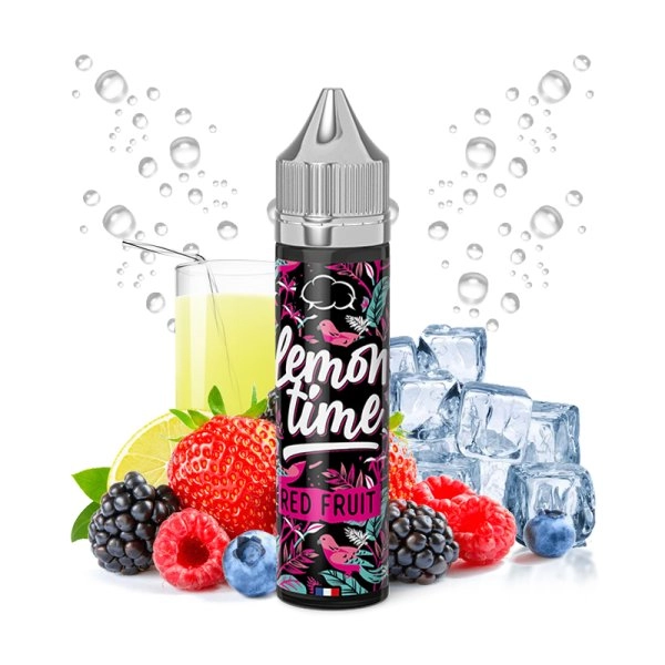 Red Fruit 50ml - Lemon'time by Eliquid France   Des fruits rouges juteux et sucrés au sein d'une limonade fraîche.