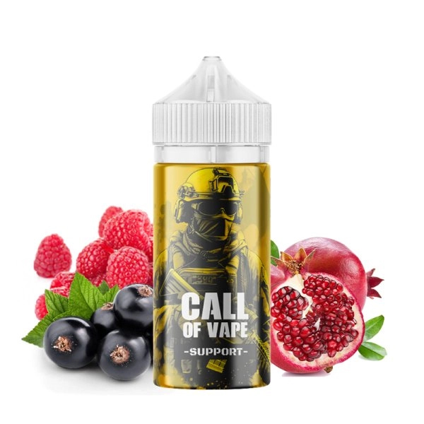 Support 0mg 100ml - Call Of Vape by Cloud Vapor   Une fusion harmonieuse de grenade et de framboise alliée à un cassis délicieux.