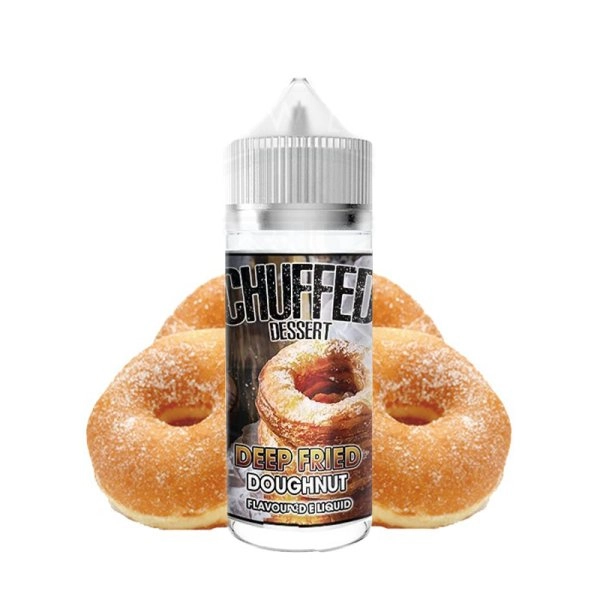 Deep Fried Doughnut 0mg 100ml - Chuffed Dessert   Un délicieux beignet saupoudré de sucre à la fois chaud et pâteux, un véritable plaisir.