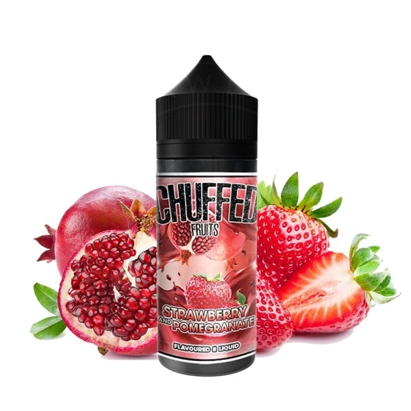 Strawberry Pomegranate 0mg 100ml - Chuffed Fruits   Un ensemble harmonieux de grenade et de fraise pour vous offrir des saveurs intenses et sucrées.