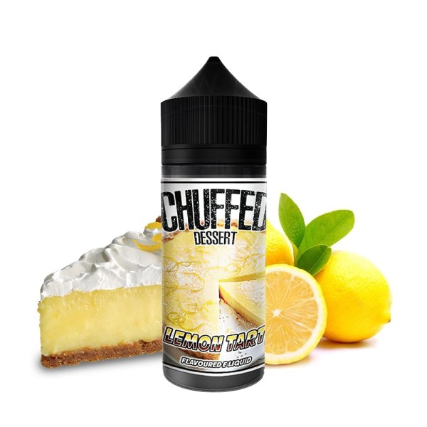 Lemon Tart 0mg 100ml - Chuffed Dessert   Une tarte au citron beurrée, croquante à l'extérieur et particulièrement onctueuse lorsqu'on la croque.