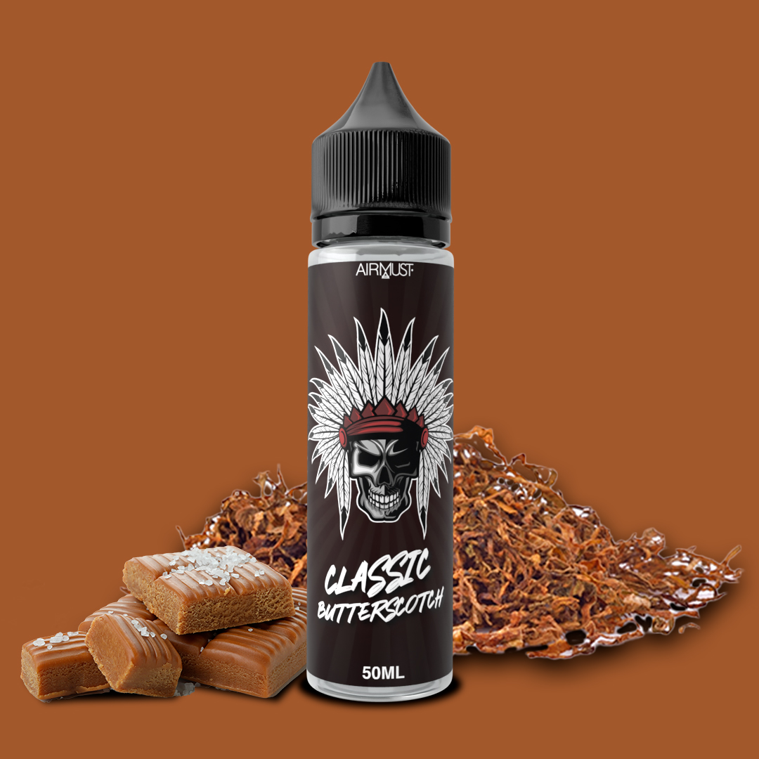 SUPAFLY • Classic Butterscotch 60ml Combo parfait entre le tabac et la douceur du caramel butterscotch, le tout enrobé de crème. 