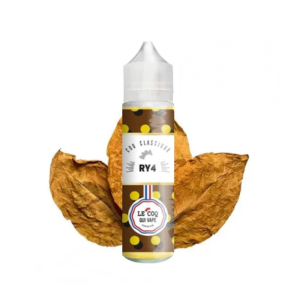 Classic RY4 0mg 50ml - Le Coq Qui Vape   Un classic roulé style Amsterdam.