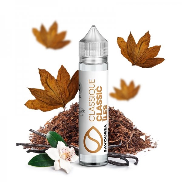 Classic Iles 0mg 50ml - Savourea   Un classic composé de vanille gourmande parfaitement dosée.