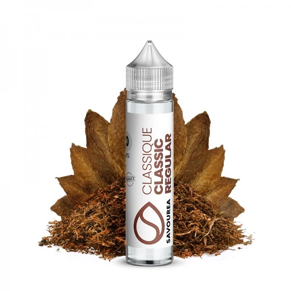 Classic Regular 0mg 50ml - Savourea   Une sensation franche de Classic sec pour de belles sensations en bouche.