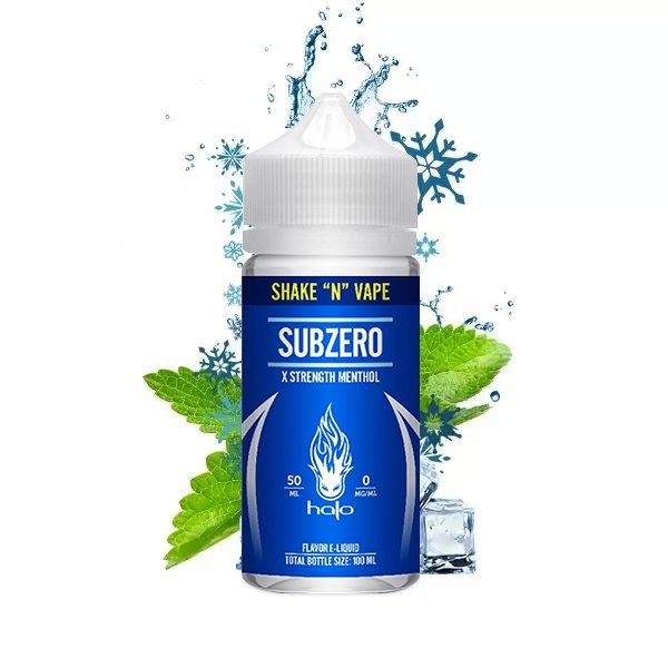 Sub Zero 0mg 50ml - Halo   Un mélange de menthe, une expérience ultra fraîche.
