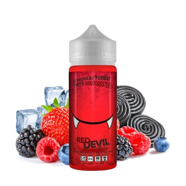Red Devil 0mg 100ml - Les Devils by Avap   Du délicieux réglisse avec des fruits rouges, le tout bien frais