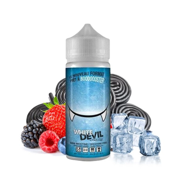 White Devil 0mg 100ml - Les Devils by Avap   De délicieux fruits rouges avec des notes de réglisse