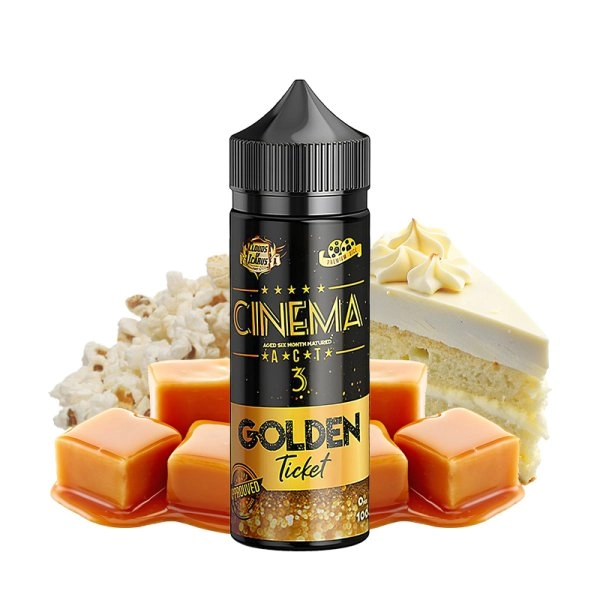Cinema Reserve Act 3 100ml - Clouds of Icarus   Cloud of Icarus reviens dans un nouvel opus toujours aussi gourmand ! Un délicieux parfum gâteau à la crème vanillée recouvert de quelques pop corn caramélisés !