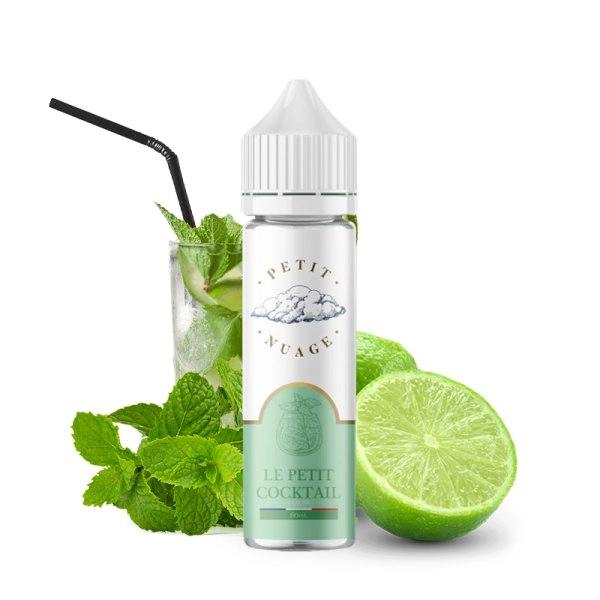 Le Petit Cocktail 0mg 50ml - Petit Nuage   Déguster le savoureux cocktail de l'été, le mojito.