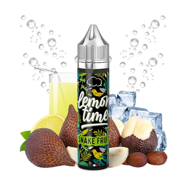 Snake Fruit 0mg 50ml - Lemon'Time by Eliquid France   Un fruit du serpent juteux et sucré associé à une succulente limonade.