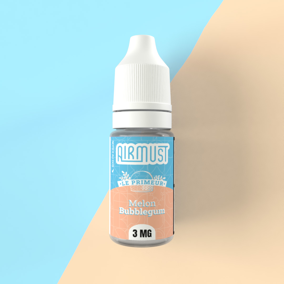 Le Primeur • Melon Bubblegum 10ml L'insolite mélange au rayon Primeur : la chair provençale du melon jaune associée au chewing-gum rose et sucré. Un remarquable duo à vaper toute la journée !