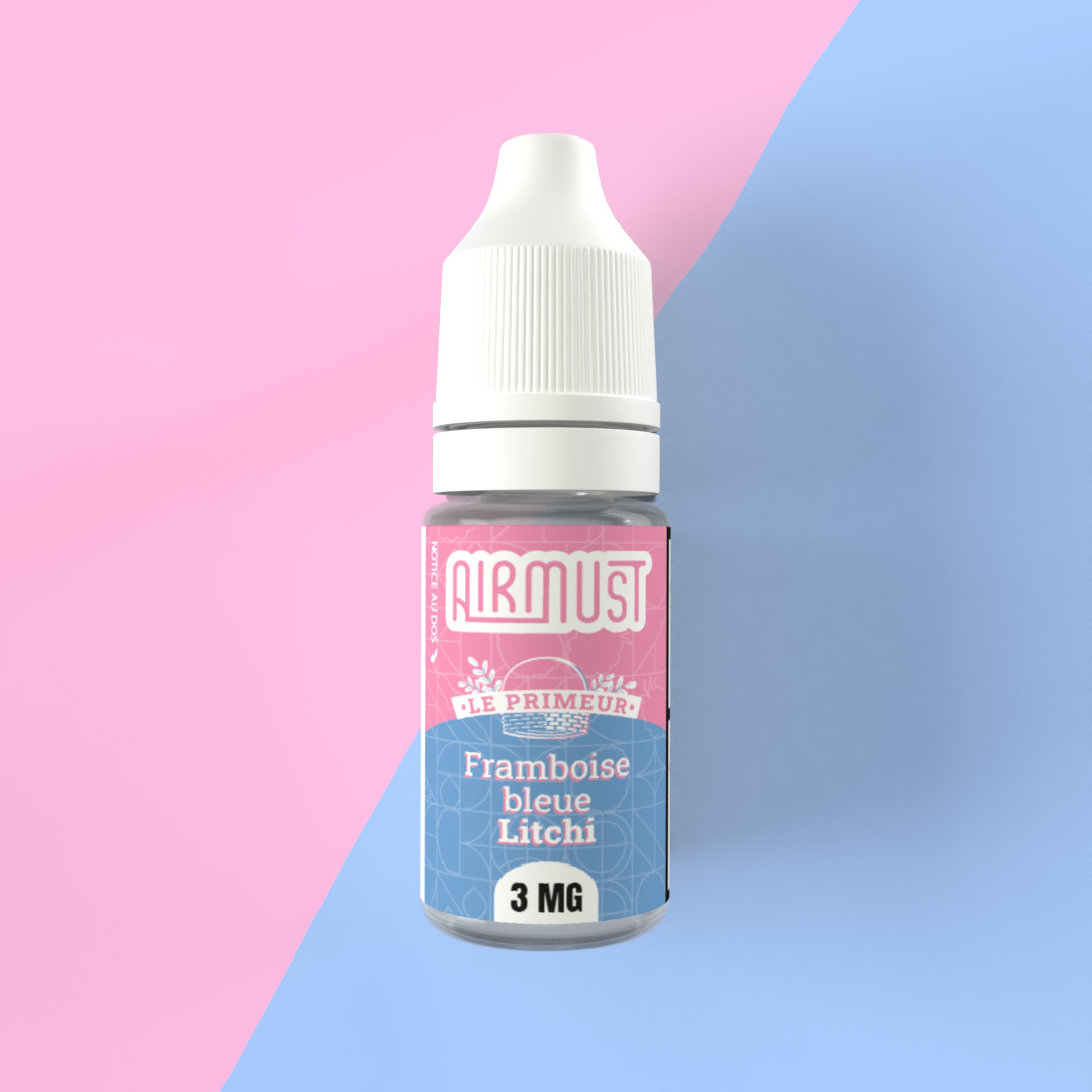 Le Primeur • Framboise Bleue Litchi 10ml Le Primeur vous propose un mix entre l'exotisme du litchi et le peps de la framboise bleue : un match fruité parfait !