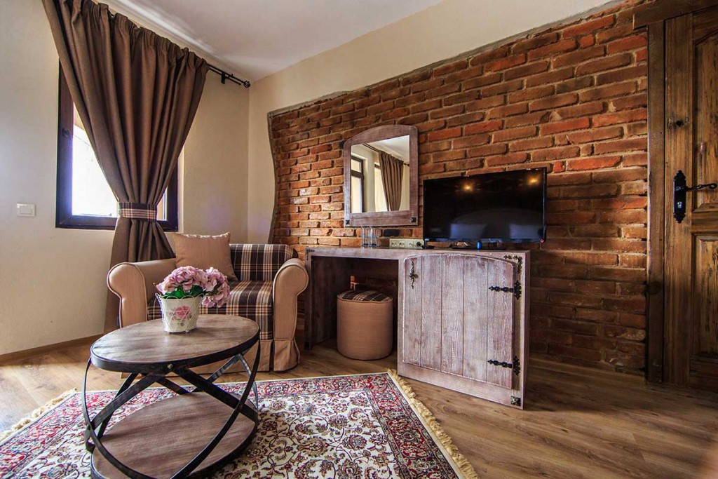 A third guest in a room