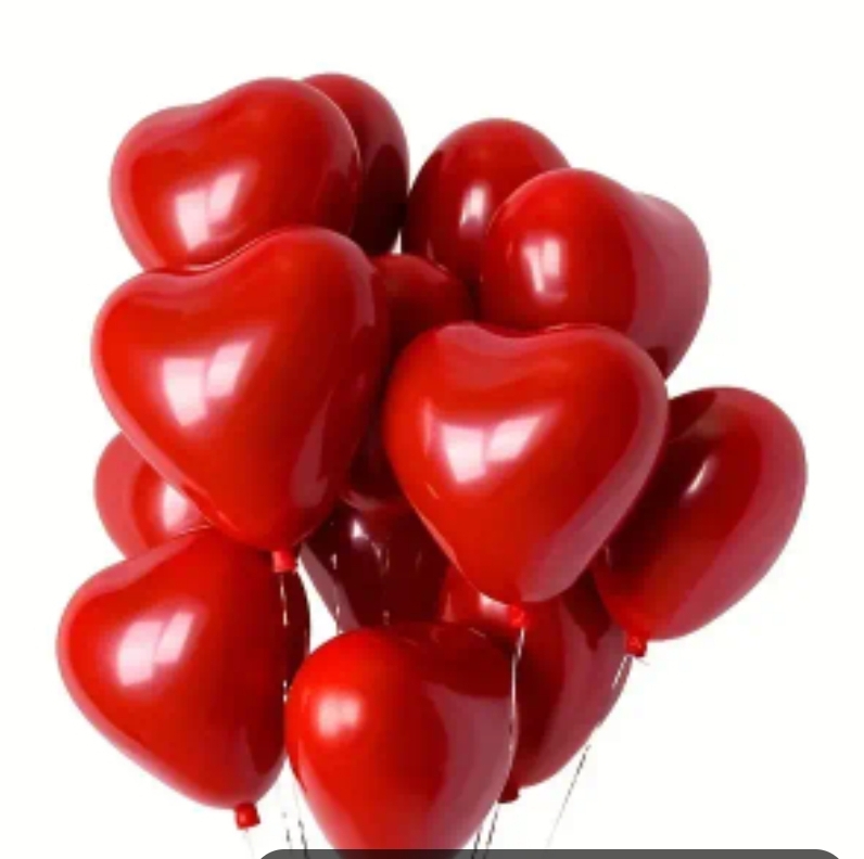 Heart-Shaped Balloons
