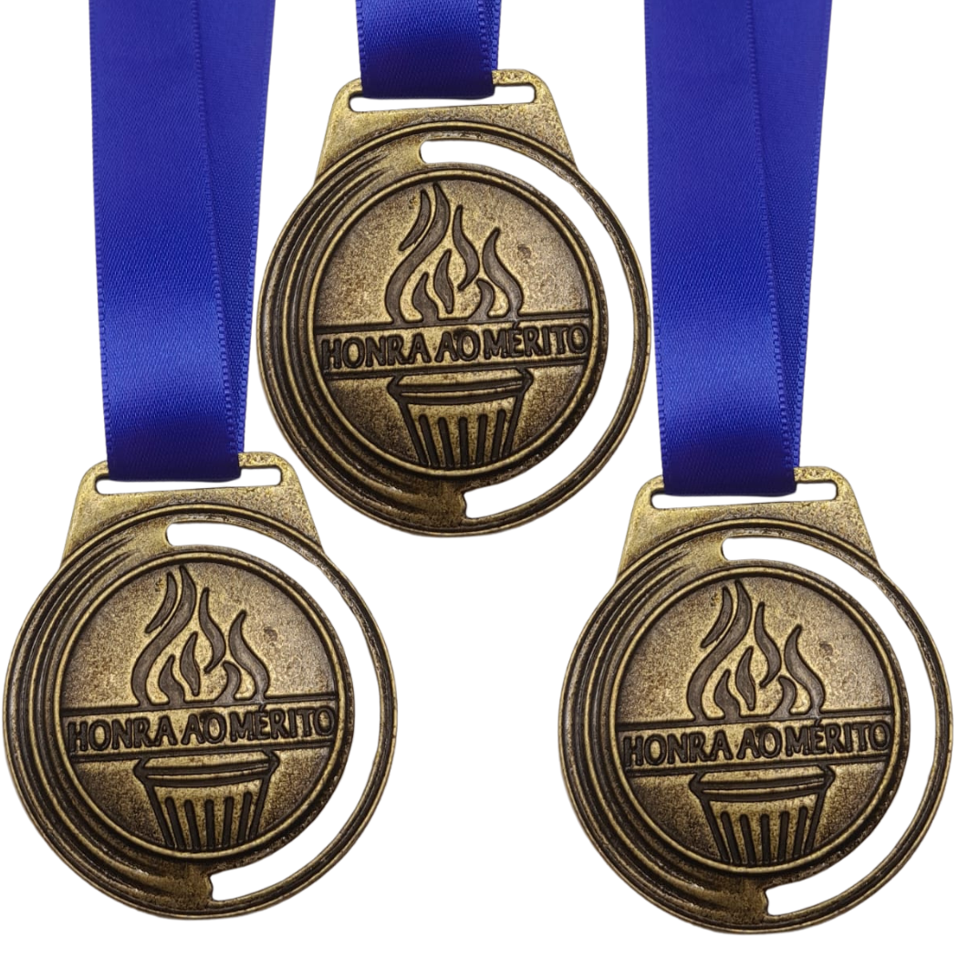 Medalha Honra ao Mérito de Metal 49mm