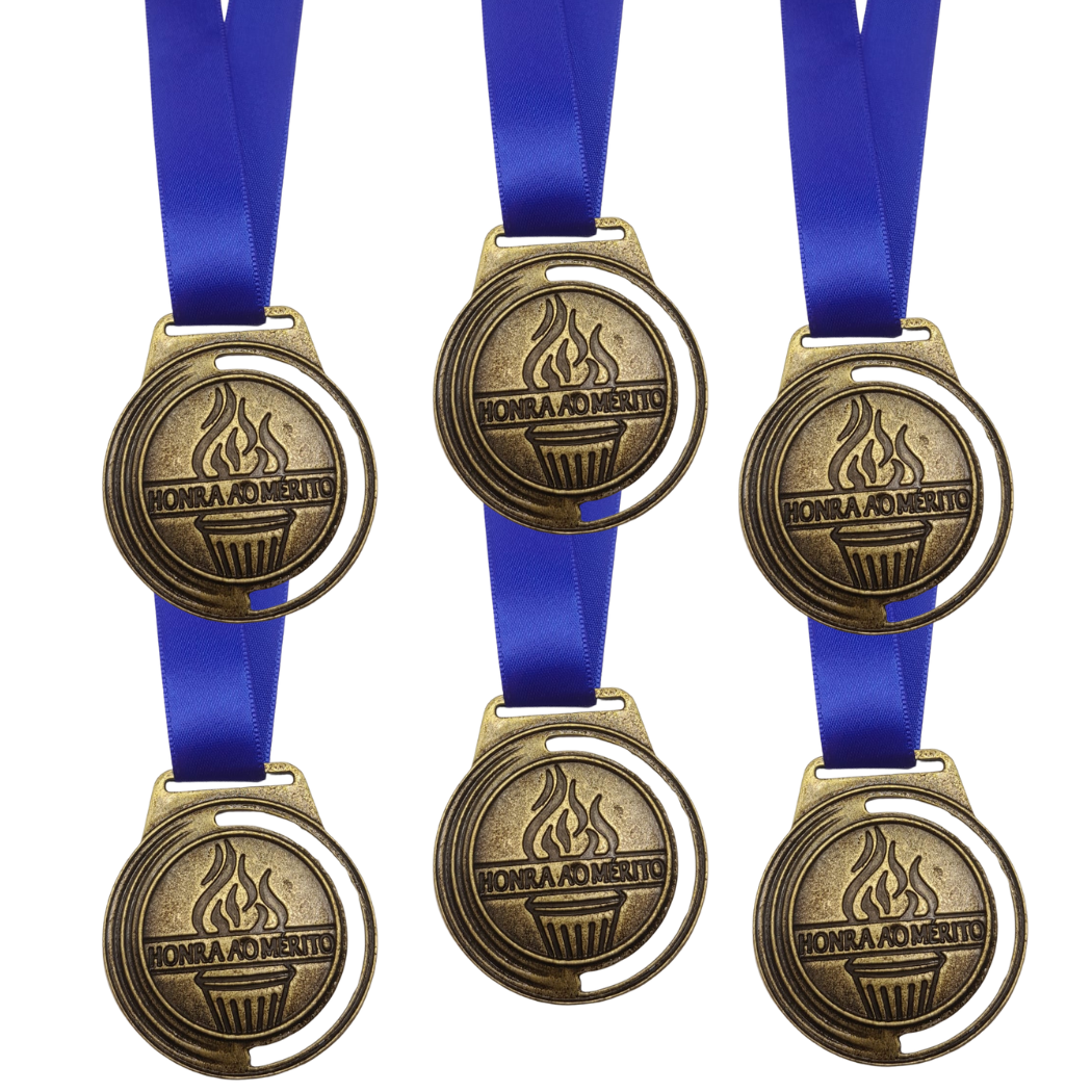 Medalha Honra ao Mérito de Metal 49mm
