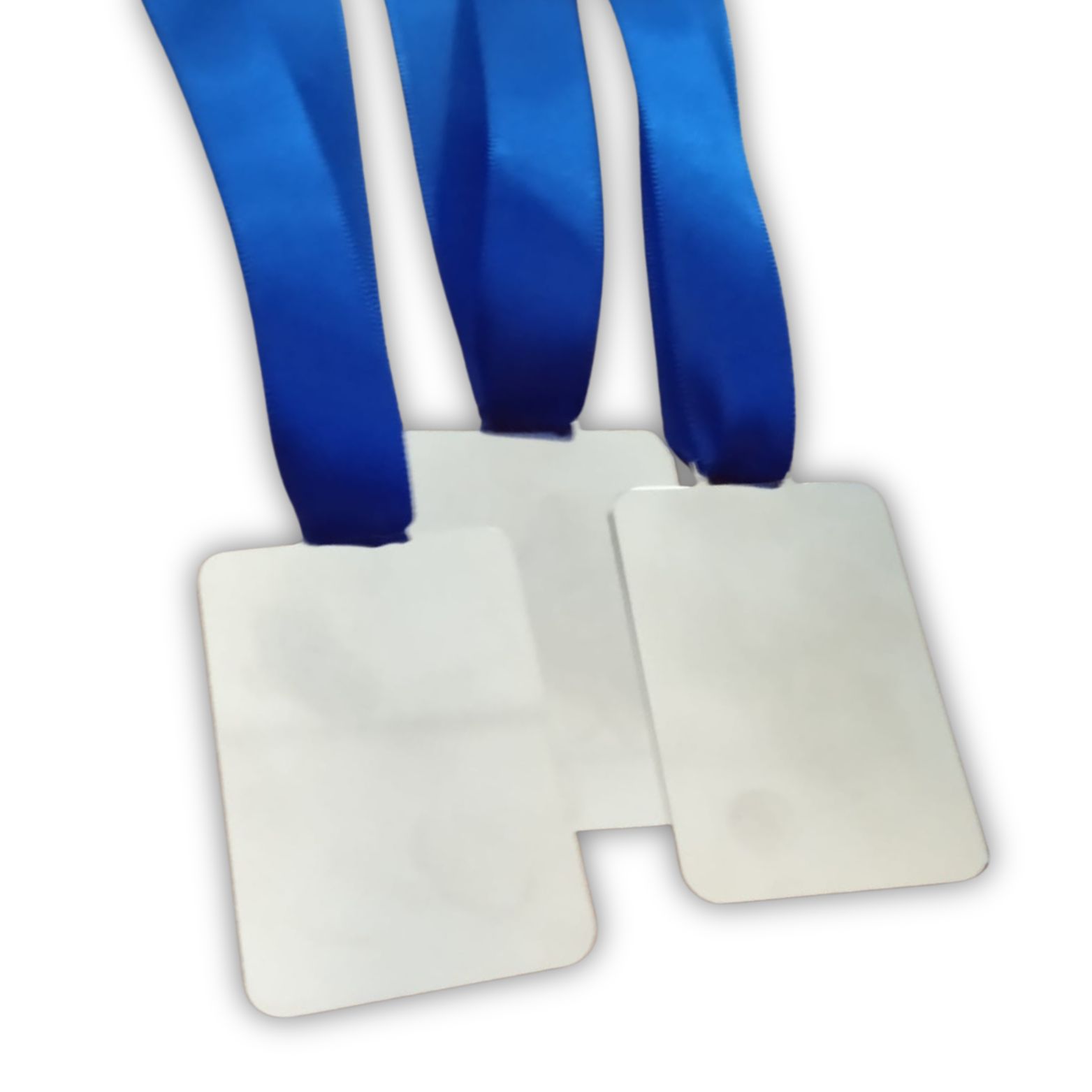 Medalha Lisa De Metal Retangular