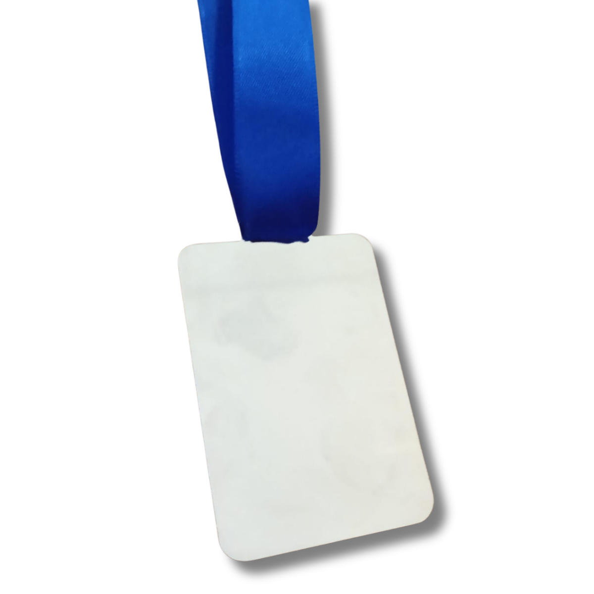Medalha Lisa De Metal Retangular