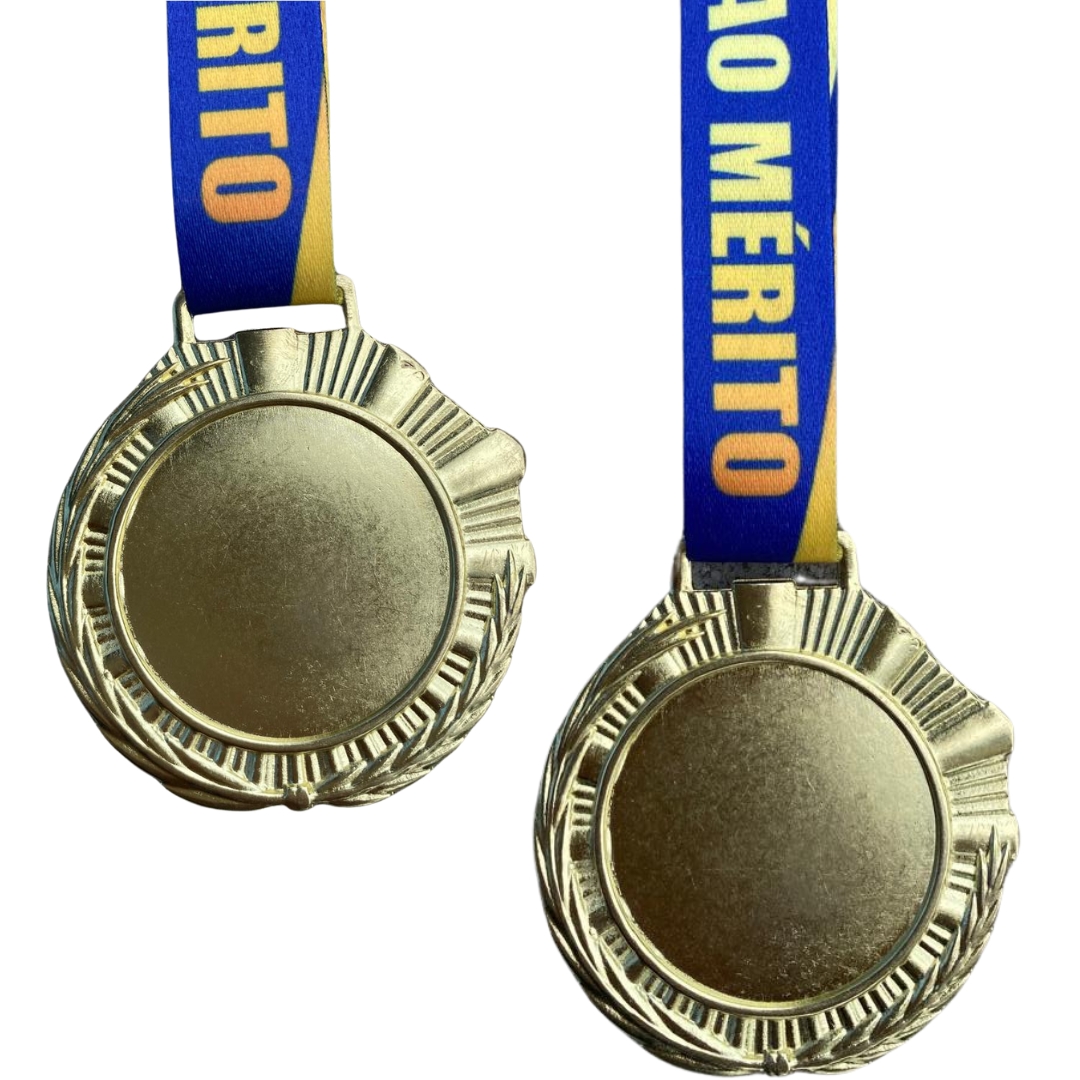Medalha De Metal 58mm Honra Ao Mérito Esportivo